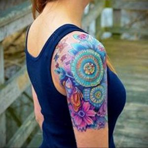 фото тату мандала для девушек 04.02.2020 №010 -mandala tattoo- tattoo-photo.ru