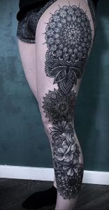 фото тату мандала для девушек 04.02.2020 №013 -mandala tattoo- tattoo-photo.ru