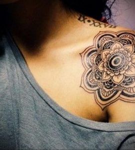 фото тату мандала для девушек 04.02.2020 №015 -mandala tattoo- tattoo-photo.ru