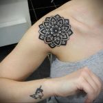 фото тату мандала для девушек 04.02.2020 №022 -mandala tattoo- tattoo-photo.ru