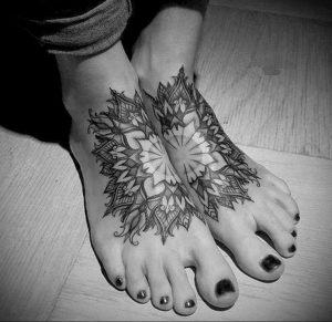 фото тату мандала для девушек 04.02.2020 №039 -mandala tattoo- tattoo-photo.ru