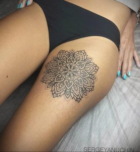 фото тату мандала для девушек 04.02.2020 №054 -mandala tattoo- tattoo-photo.ru