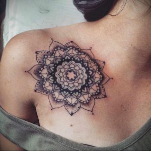 фото тату мандала для девушек 04.02.2020 №064 -mandala tattoo- tattoo-photo.ru