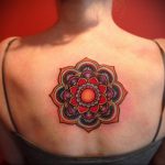 фото тату мандала для девушек 04.02.2020 №091 -mandala tattoo- tattoo-photo.ru