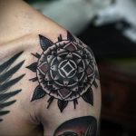 фото тату мандала для девушек 04.02.2020 №095 -mandala tattoo- tattoo-photo.ru