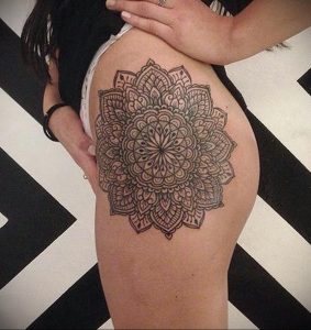 фото тату мандала для девушек 04.02.2020 №098 -mandala tattoo- tattoo-photo.ru