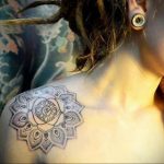фото тату мандала для девушек 04.02.2020 №141 -mandala tattoo- tattoo-photo.ru