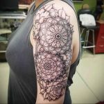 фото тату мандала для девушек 04.02.2020 №146 -mandala tattoo- tattoo-photo.ru