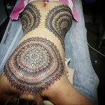 фото тату мандала для девушек 04.02.2020 №147 -mandala tattoo- tattoo-photo.ru