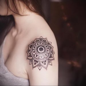 фото тату мандала для девушек 04.02.2020 №148 -mandala tattoo- tattoo-photo.ru