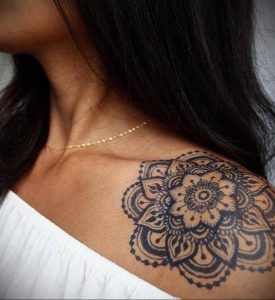 фото тату мандала для девушек 04.02.2020 №151 -mandala tattoo- tattoo-photo.ru