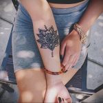 фото тату мандала для девушек 04.02.2020 №159 -mandala tattoo- tattoo-photo.ru