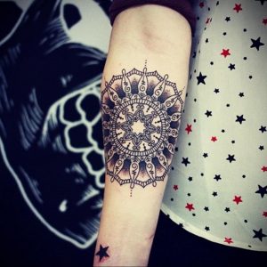 фото тату мандала для девушек 04.02.2020 №163 -mandala tattoo- tattoo-photo.ru