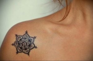 фото тату мандала для девушек 04.02.2020 №170 -mandala tattoo- tattoo-photo.ru