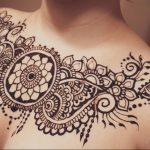 фото тату мандала на груди 04.02.2020 №031 -mandala tattoo- tattoo-photo.ru