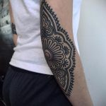 фото тату мандала на локте 04.02.2020 №112 -mandala tattoo- tattoo-photo.ru