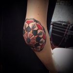 фото тату мандала на локте 04.02.2020 №131 -mandala tattoo- tattoo-photo.ru