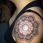 фото тату мандала на плече 04.02.2020 №036 -mandala tattoo- tattoo-photo.ru