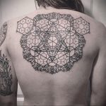 фото тату мандала на спине 04.02.2020 №018 -mandala tattoo- tattoo-photo.ru