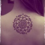 фото тату мандала на спине 04.02.2020 №042 -mandala tattoo- tattoo-photo.ru