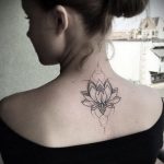 фото тату мандала на шее 04.02.2020 №005 -mandala tattoo- tattoo-photo.ru