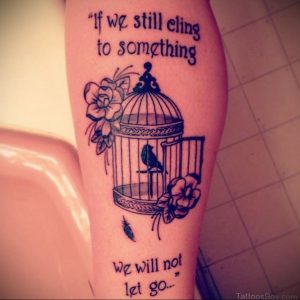 фото тату птица в клетке 02.01.2019 №007 -bird cage tattoo- tattoo-photo.ru