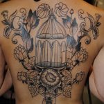 фото тату птица в клетке 02.01.2019 №013 -bird cage tattoo- tattoo-photo.ru
