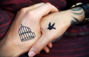 фото тату птица в клетке 02.01.2019 №017 -bird cage tattoo- tattoo-photo.ru