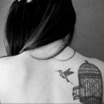 фото тату птица в клетке 02.01.2019 №041 -bird cage tattoo- tattoo-photo.ru