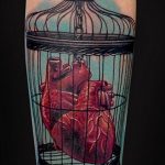 фото тату птица в клетке 02.01.2019 №042 -bird cage tattoo- tattoo-photo.ru