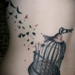 фото тату птица в клетке 02.01.2019 №076 -bird cage tattoo- tattoo-photo.ru