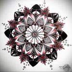 фото эскиза тату мандала 04.02.2020 №008 -mandala tattoo- tattoo-photo.ru