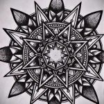 фото эскиза тату мандала 04.02.2020 №009 -mandala tattoo- tattoo-photo.ru