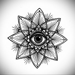 фото эскиза тату мандала 04.02.2020 №018 -mandala tattoo- tattoo-photo.ru