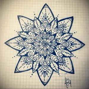 фото эскиза тату мандала 04.02.2020 №023 -mandala tattoo- tattoo-photo.ru