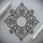 фото эскиза тату мандала 04.02.2020 №027 -mandala tattoo- tattoo-photo.ru