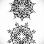 фото эскиза тату мандала 04.02.2020 №028 -mandala tattoo- tattoo-photo.ru