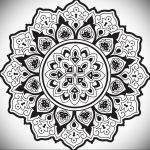 фото эскиза тату мандала 04.02.2020 №045 -mandala tattoo- tattoo-photo.ru