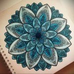 фото эскиза тату мандала 04.02.2020 №048 -mandala tattoo- tattoo-photo.ru