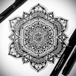 фото эскиза тату мандала 04.02.2020 №052 -mandala tattoo- tattoo-photo.ru