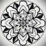 фото эскиза тату мандала 04.02.2020 №062 -mandala tattoo- tattoo-photo.ru