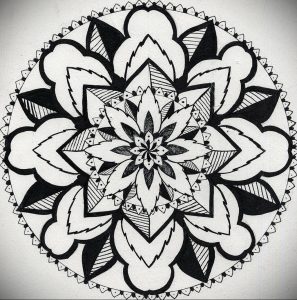 фото эскиза тату мандала 04.02.2020 №062 -mandala tattoo- tattoo-photo.ru