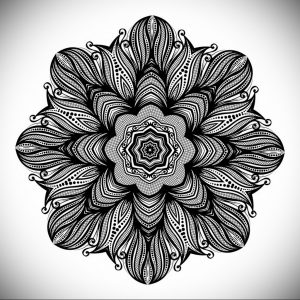 фото эскиза тату мандала 04.02.2020 №115 -mandala tattoo- tattoo-photo.ru