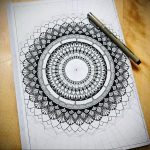 фото эскиза тату мандала 04.02.2020 №117 -mandala tattoo- tattoo-photo.ru