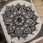 фото эскиза тату мандала 04.02.2020 №120 -mandala tattoo- tattoo-photo.ru