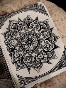 фото эскиза тату мандала 04.02.2020 №120 -mandala tattoo- tattoo-photo.ru