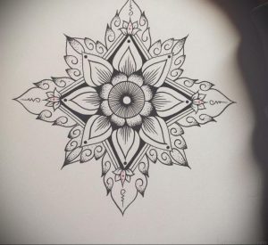 фото эскиза тату мандала 04.02.2020 №121 -mandala tattoo- tattoo-photo.ru