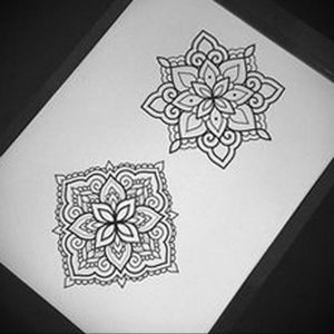 фото эскиза тату мандала 04.02.2020 №123 -mandala tattoo- tattoo-photo.ru