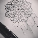 фото эскиза тату мандала 04.02.2020 №125 -mandala tattoo- tattoo-photo.ru