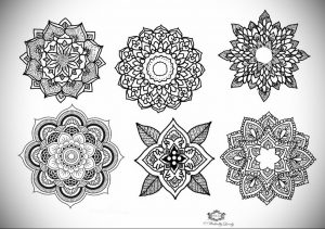 фото эскиза тату мандала 04.02.2020 №129 -mandala tattoo- tattoo-photo.ru